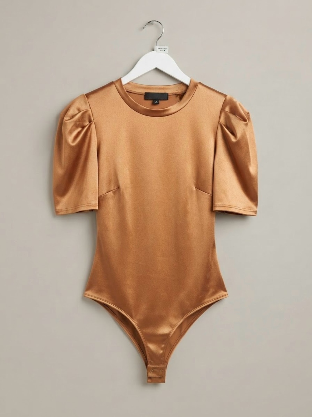 Haute Monde Rose Gold Bodysuit Shirt